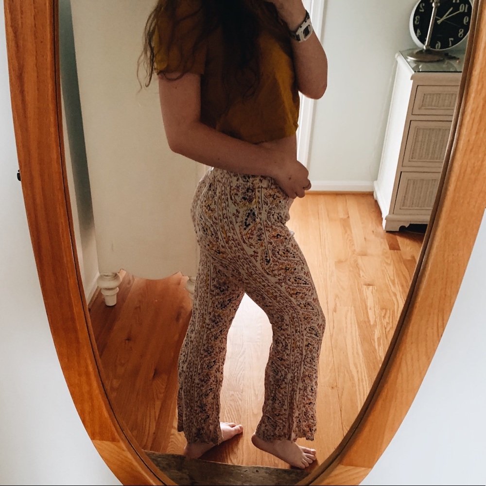 Billabong paisley flare pants